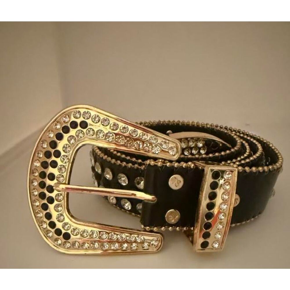 Rhinestone Belt Western Bling Studded Design